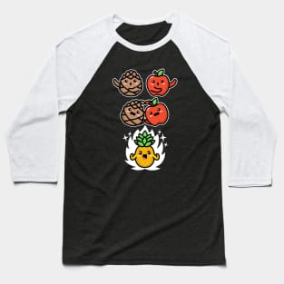 Mashup Pine Apple Fusion Super Pineapple Baseball T-Shirt